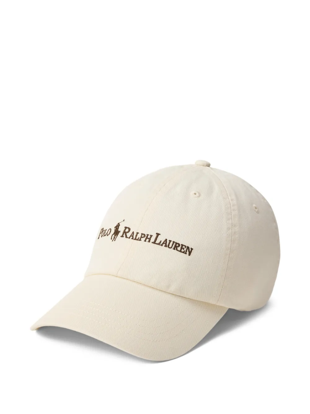 Polo Ralph Lauren Pony-embroidered cotton-twill cap - Toni neutri