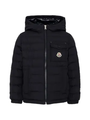 Moncler Enfant Bengi Quilted Zip Jacket | Blue | FARFETCH