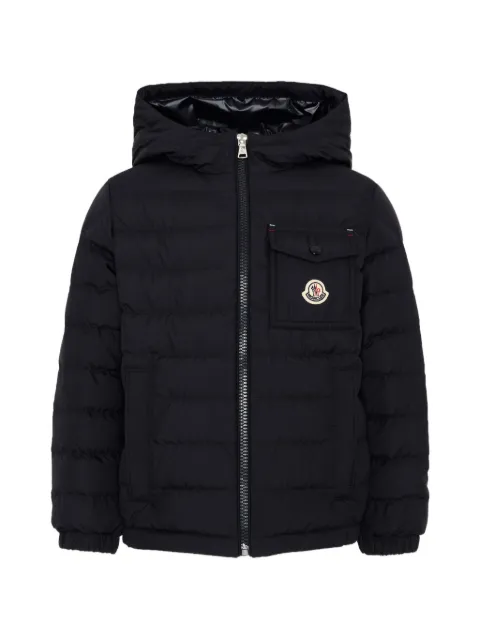 Moncler Enfant hooded quilted jacket