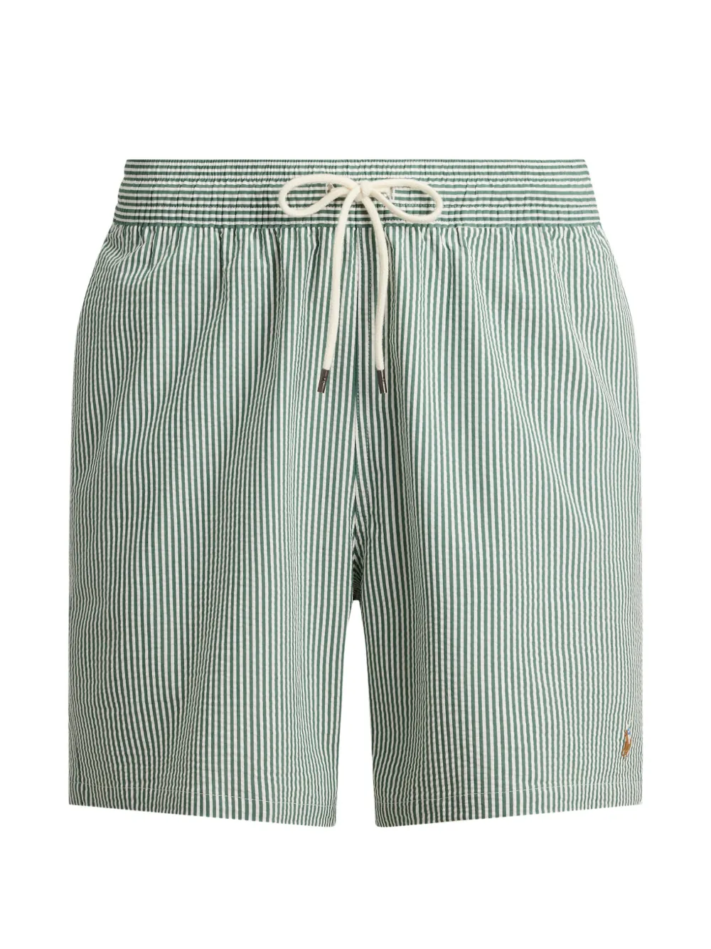 Polo Ralph Lauren striped seersucker swim trunks - Grün