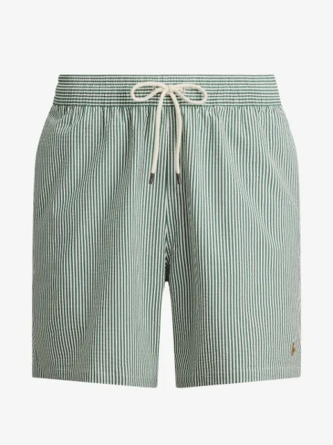 Polo Ralph Lauren striped seersucker swim trunks