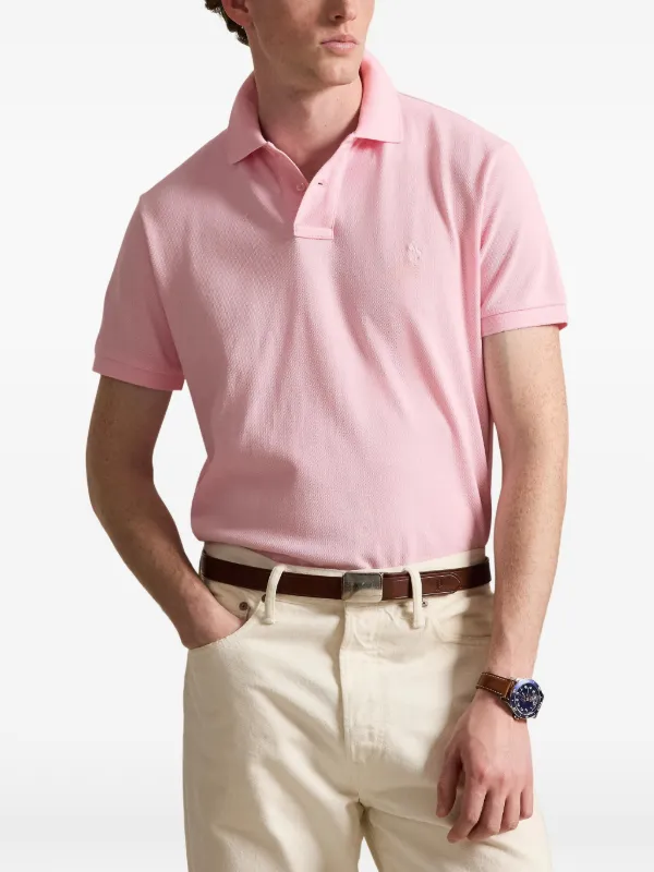 Polo Ralph Lauren Pony メッシュ ポロシャツ | ピンク | FARFETCH JP