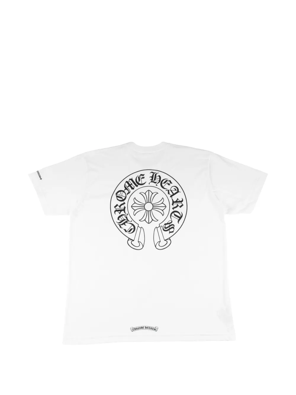 Chrome Hearts Horseshoe T-shirt met logo-print en zak Wit