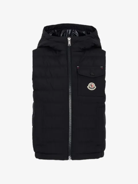 Moncler Enfant quilted hooded gilet