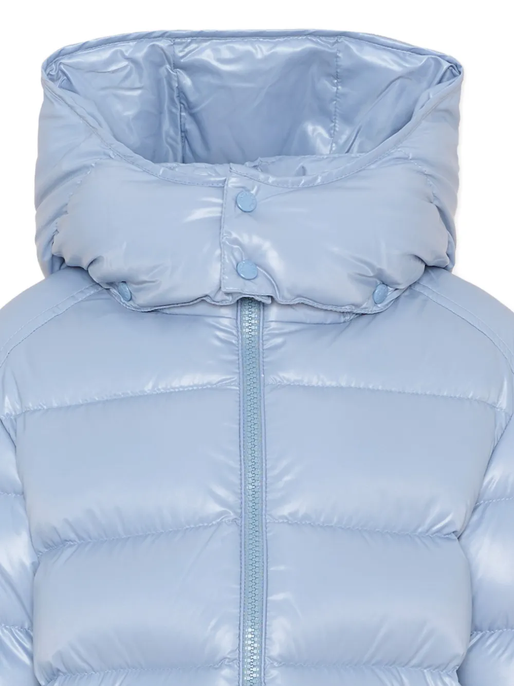 Moncler Enfant Maya gewatteerd jack met logopatch Blauw