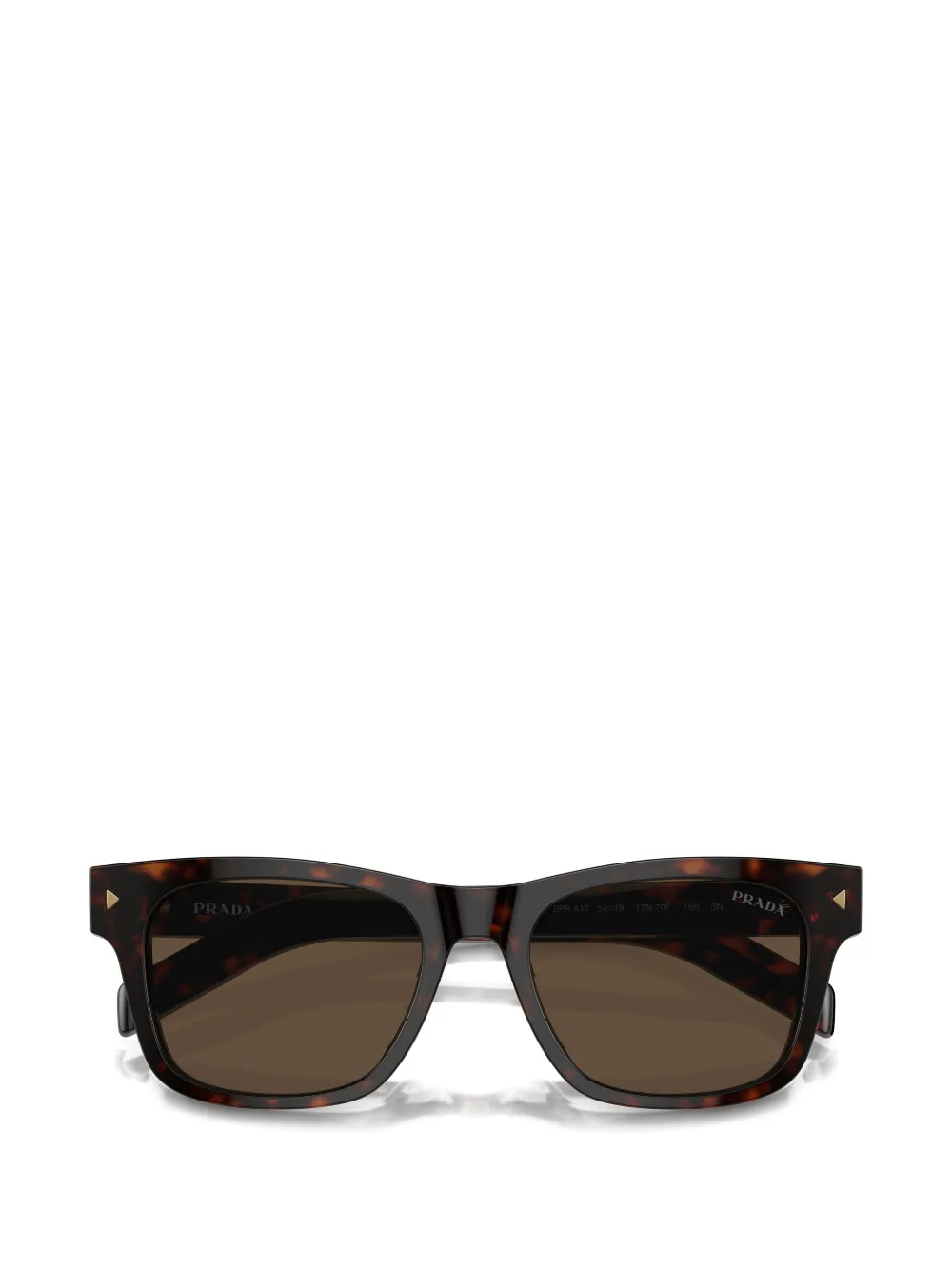 Prada Rectangle-frame Sunglasses In Brown