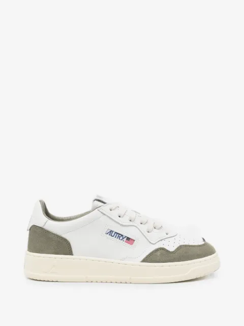 Autry Medalist calf suede-panelled sneakers