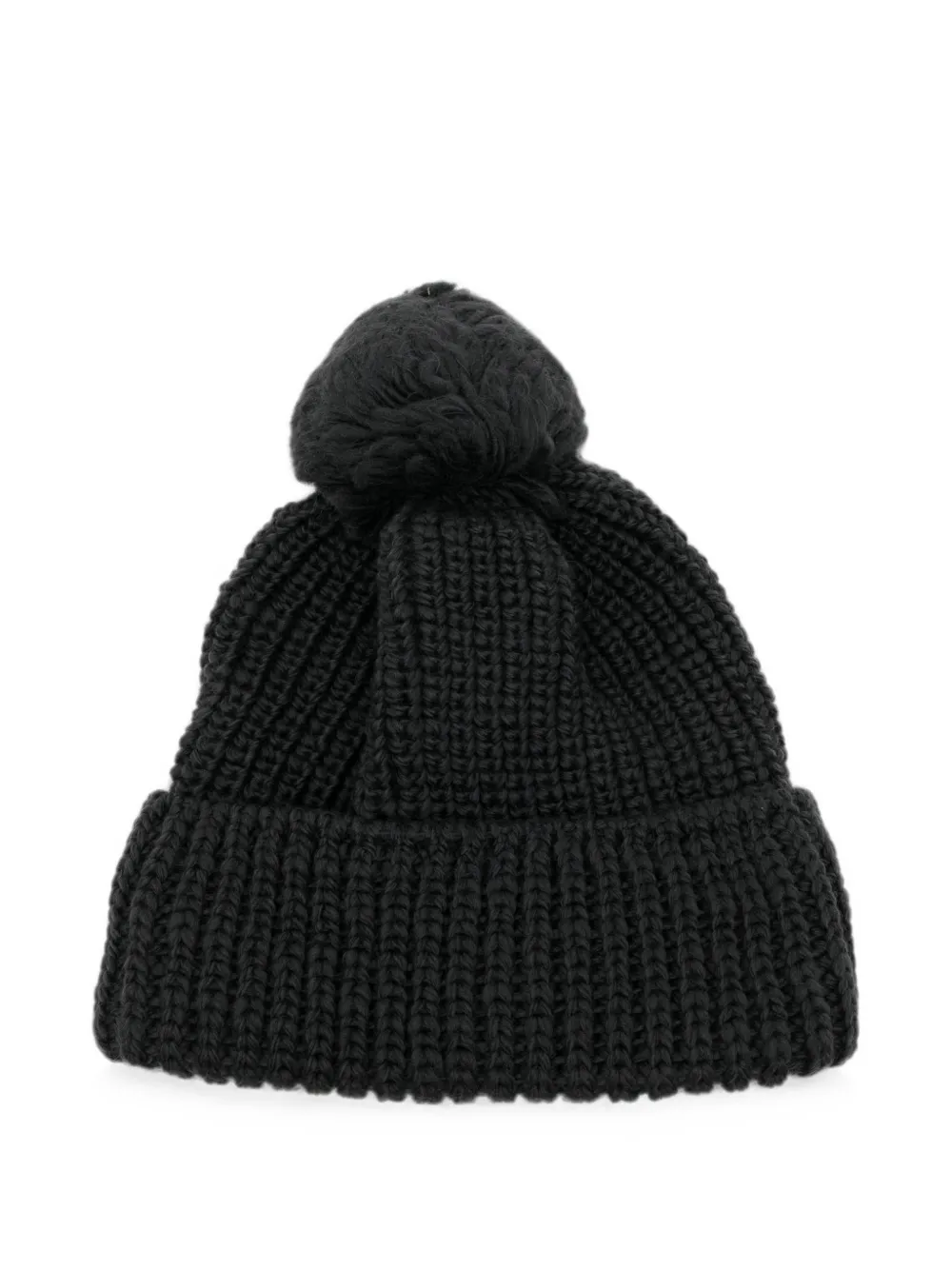 Yohji Yamamoto Berretto con pompon - Nero