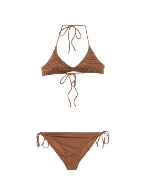 MC2 Saint Barth embellished halter-neck bikini