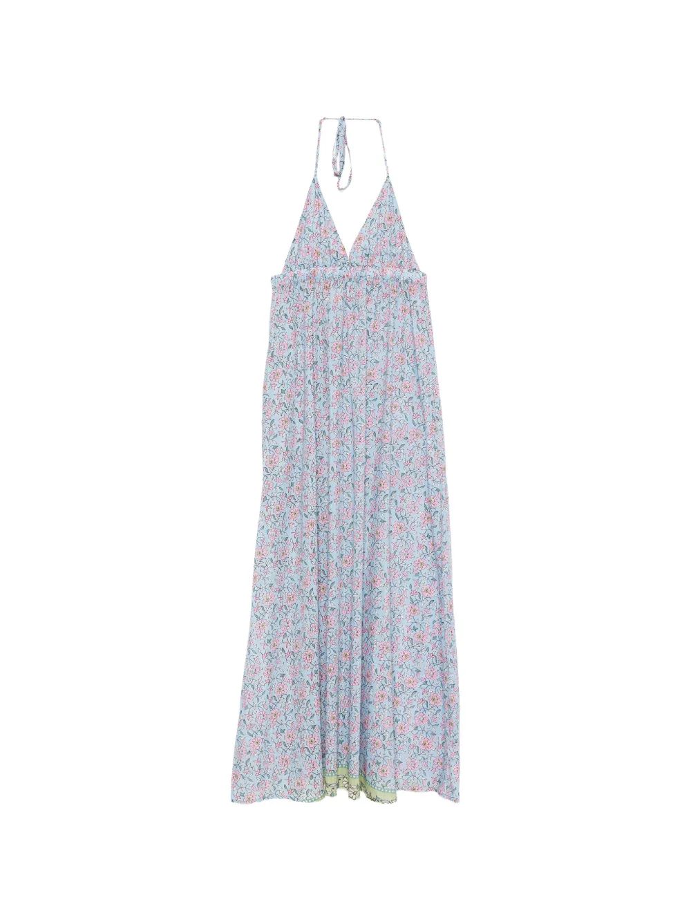 MC2 Saint Barth Zucky maxi-jurk met bloemenprint Blauw