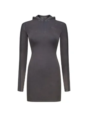Courrèges ジップミニドレス | ブラック | FARFETCH JP