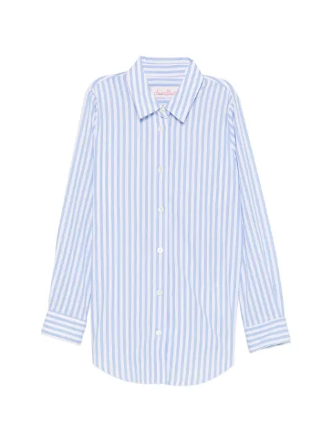 MC2 Saint Barth Kids Mini Brigitte Embry striped long-sleeve shirt