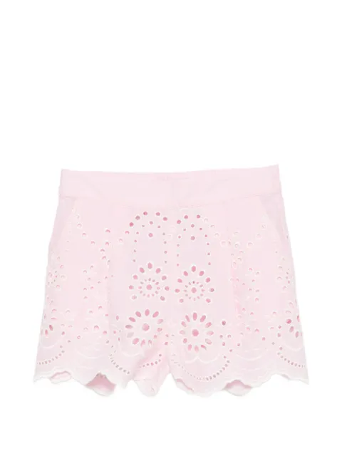 MC2 Saint Barth Kids shorts Amani con bordado inglés