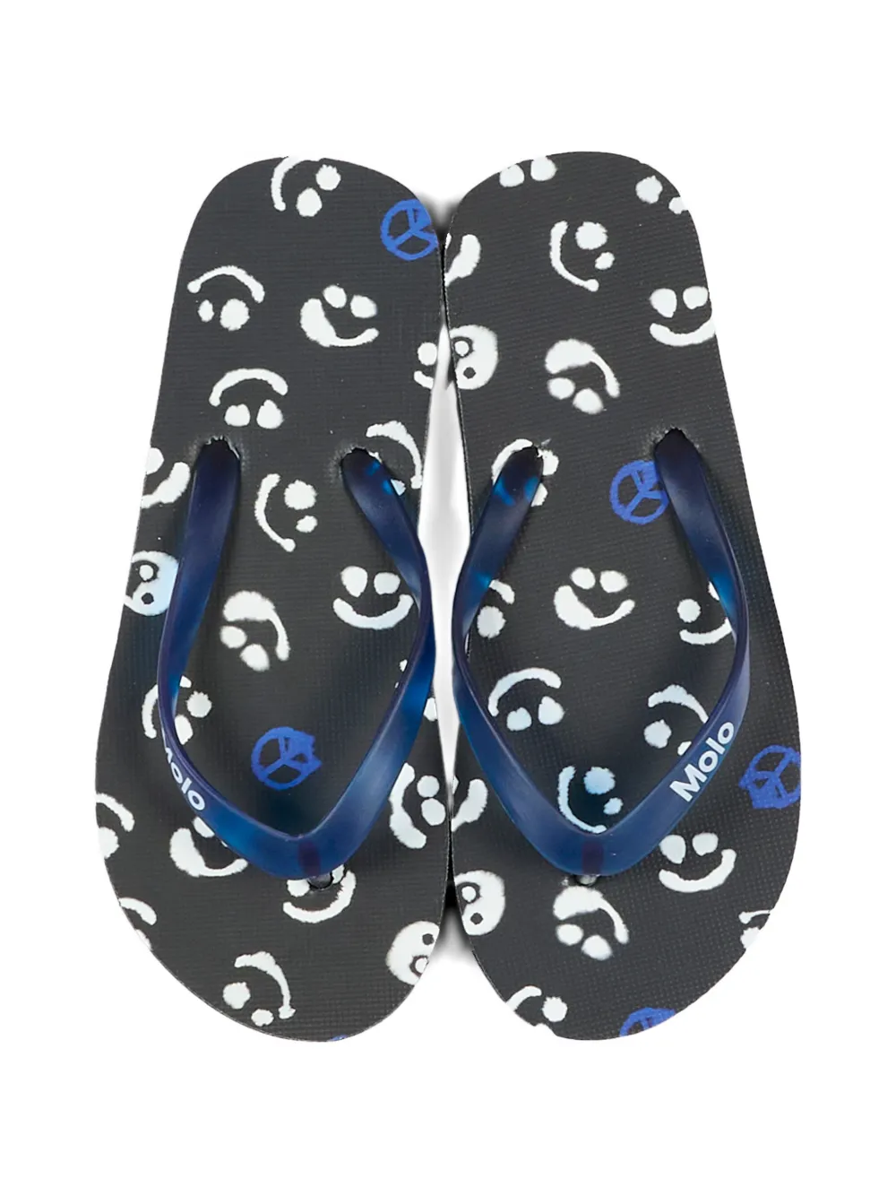 Molo Zeppo logo-detail flip flops Blauw
