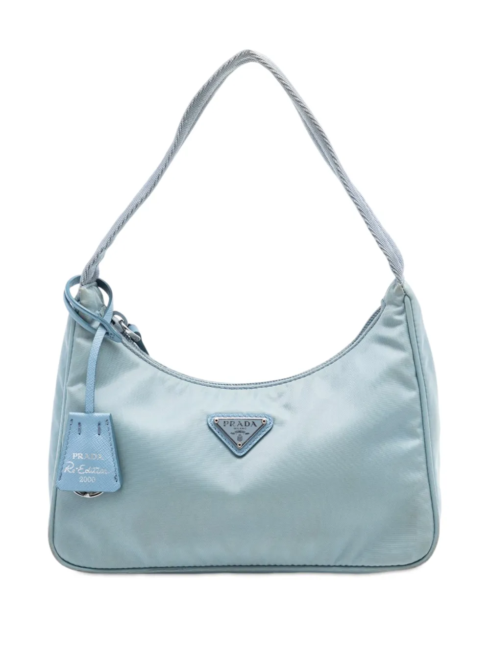 Prada Pre-Owned 2019-2026 Tessuto Re Edition 2000 shoulder bag - Blu