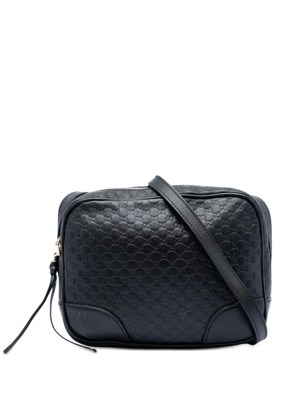 Gucci Pre-Owned 2016-2026 Microguccissima Bree crossbody bag - Black