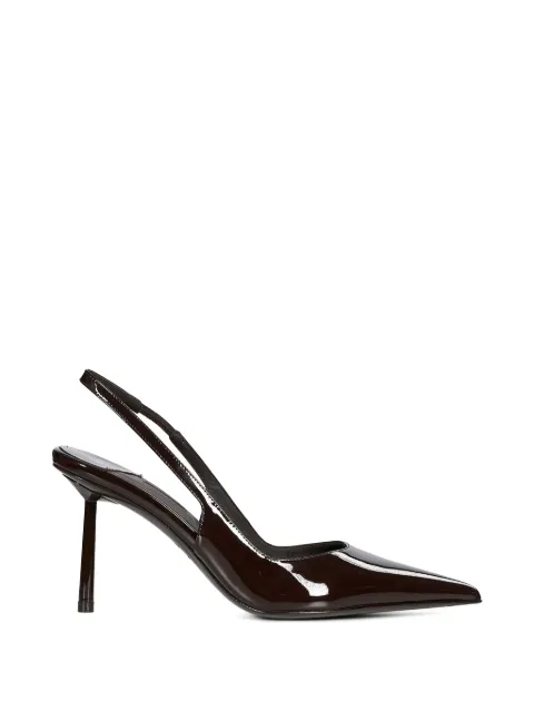 Le Silla Bella patent slingback pumps