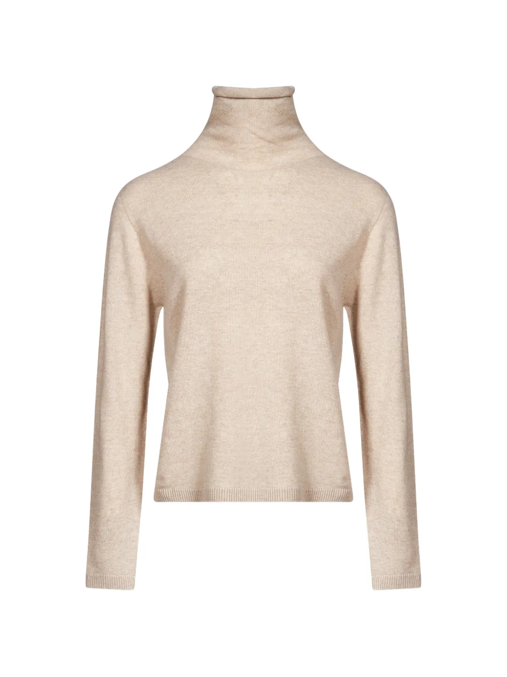 Antonelli Baviera roll-neck ribbed-trim sweater Beige