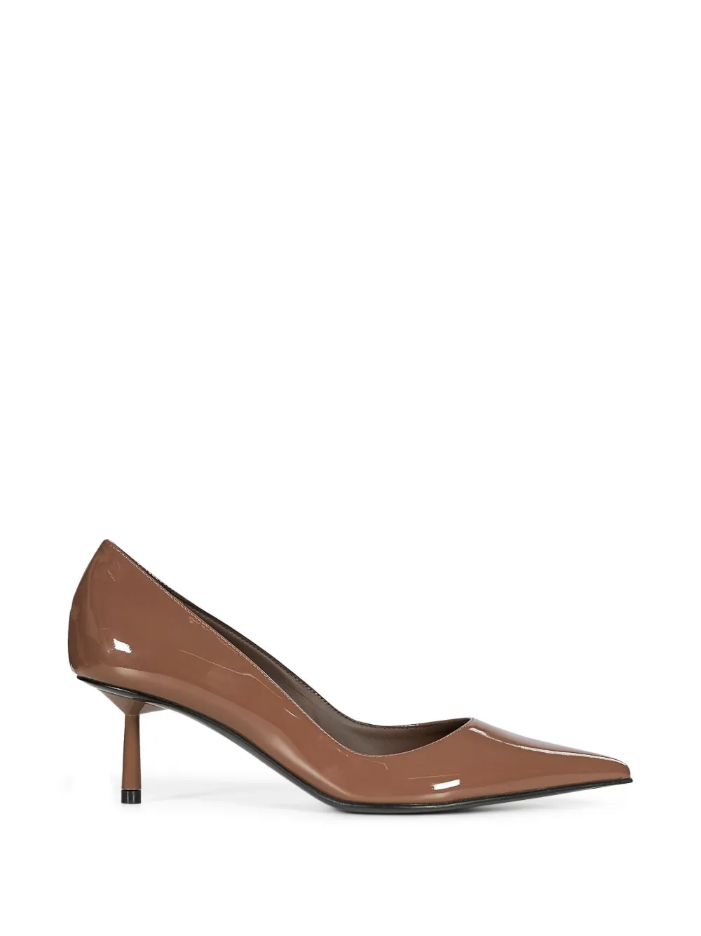 Le Silla patent-finish pointed-toe pumps Bruin