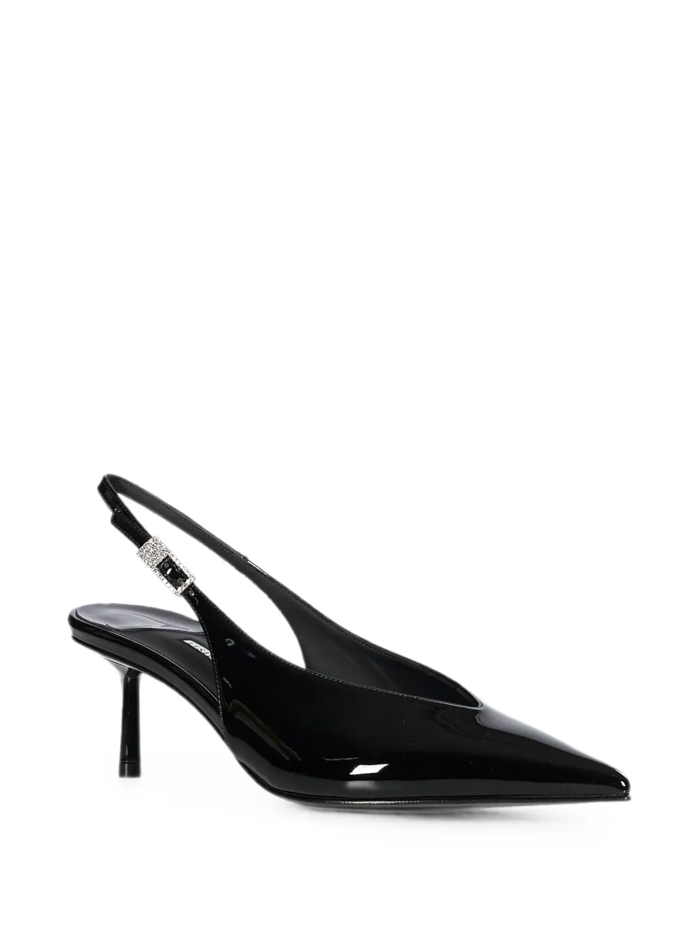 Le Silla embellished-buckle slingback pumps Zwart