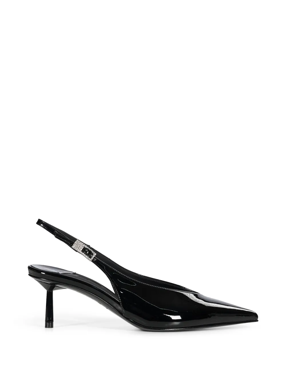 Le Silla embellished-buckle slingback pumps Zwart