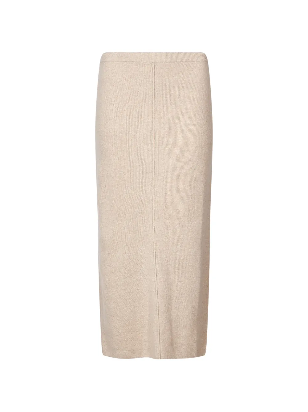 Antonelli Florida ribbed-trim pencil skirt Beige