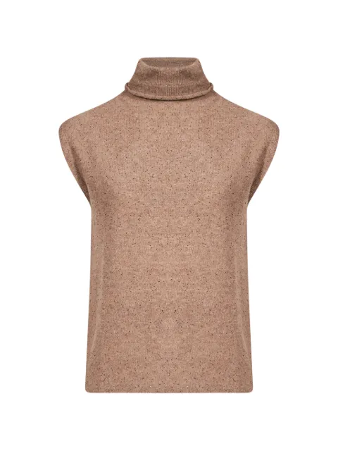 Antonelli roll-neck sleeveless sweater