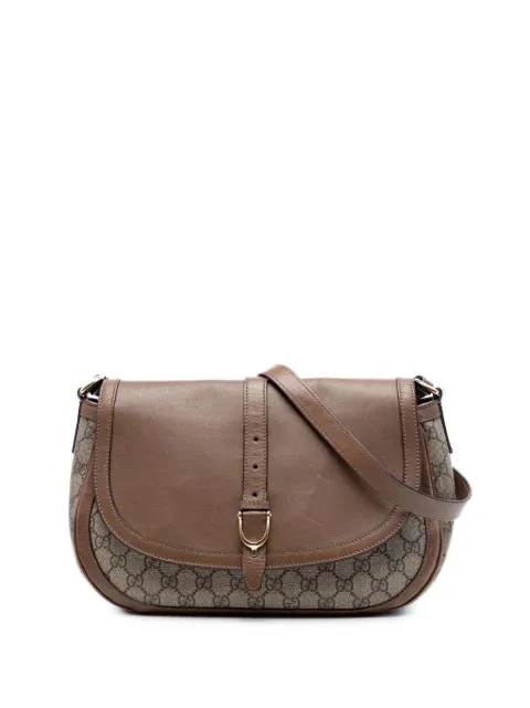 Gucci Pre-Owned 2016-2026 GG Supreme Stirrup crossbody bag