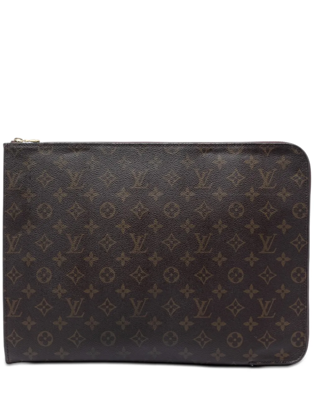 Louis Vuitton Pre-Owned 1990 Monogram Poche Documents Portfolio business bag - Marrone