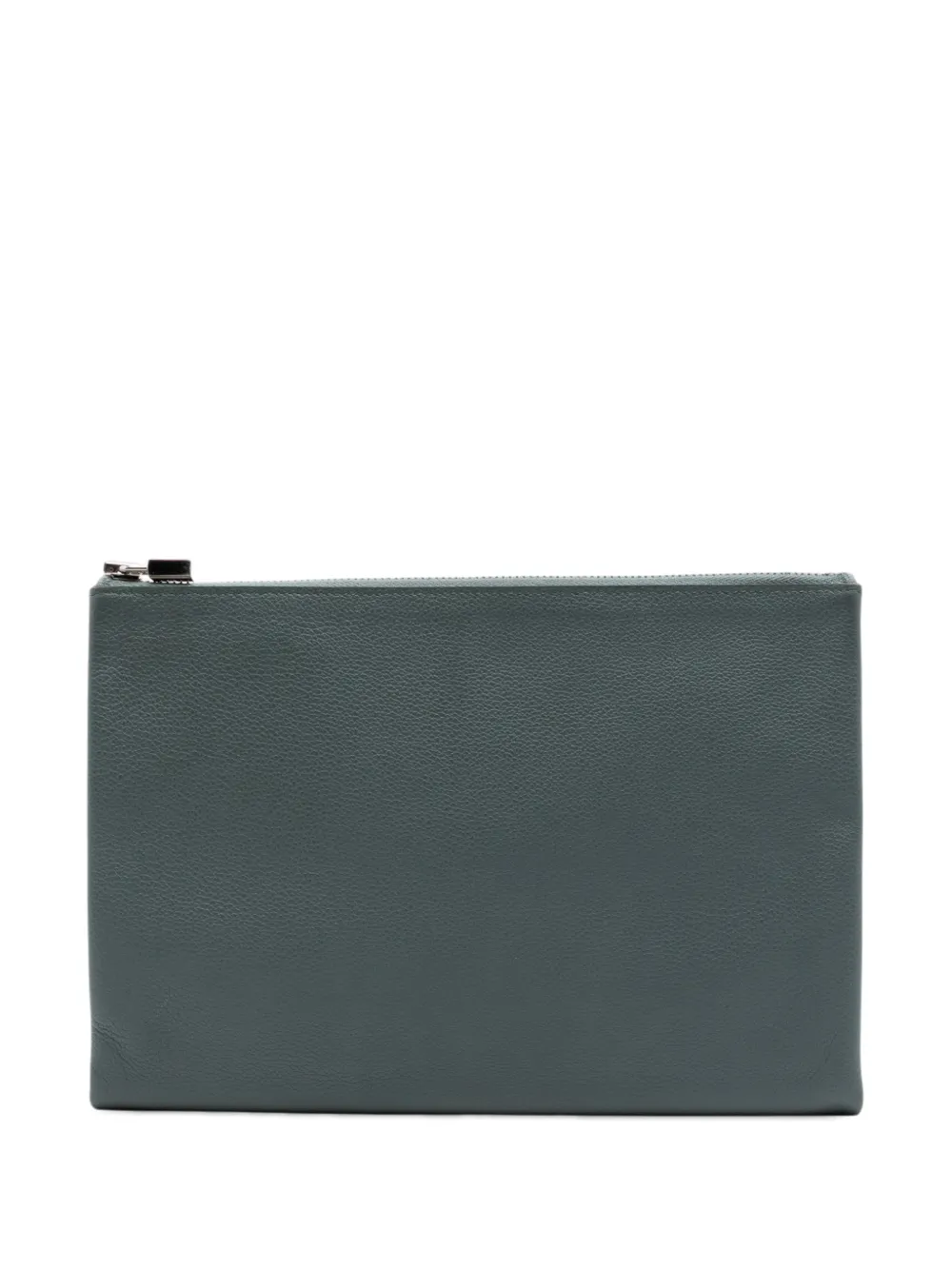 Pre-owned Hermes 2019 Evercolor Atout Pouch 26 Clutch Bag In Gray