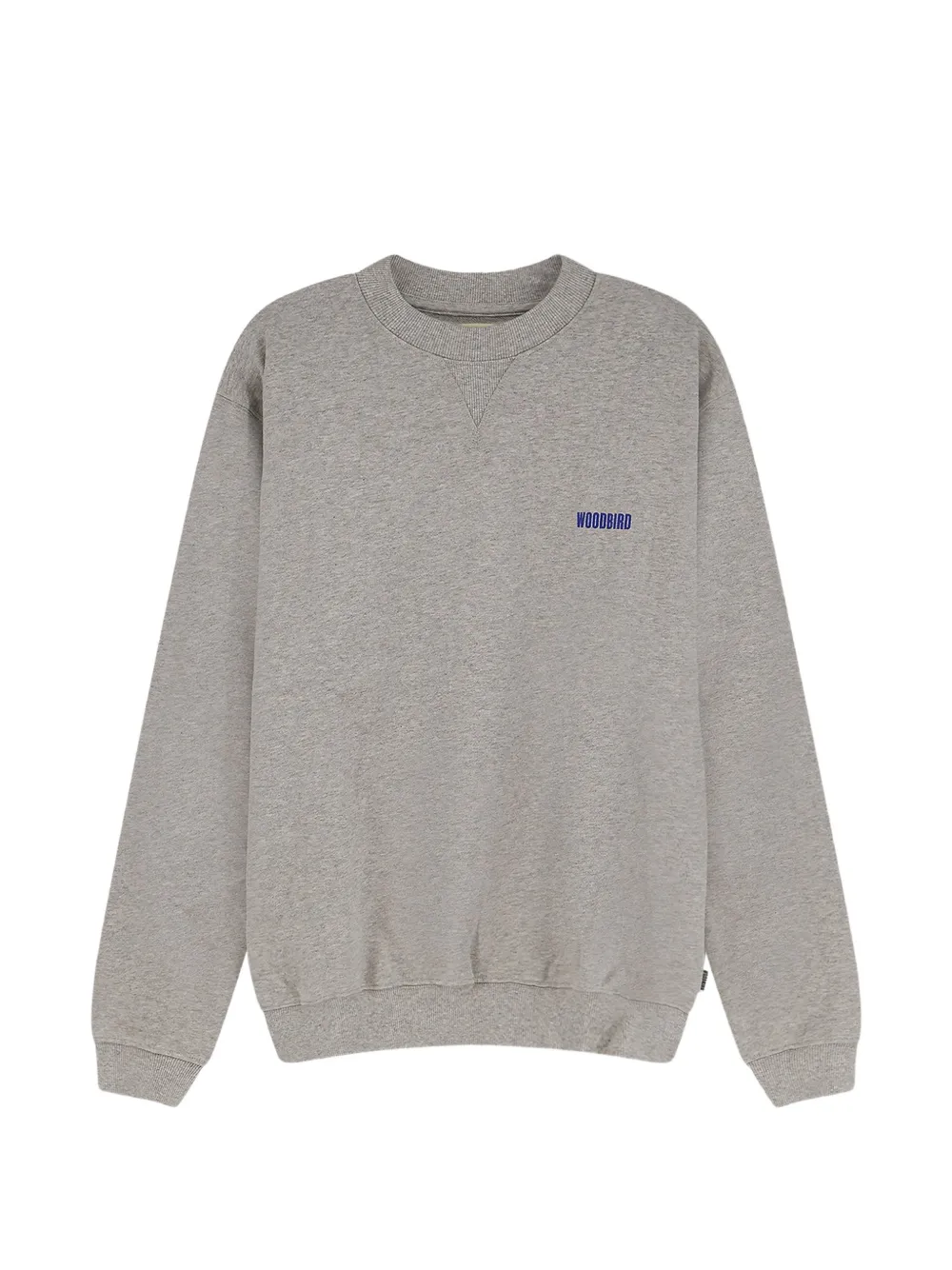 Woodbird Cane Lion logo-print cotton sweater - Grigio