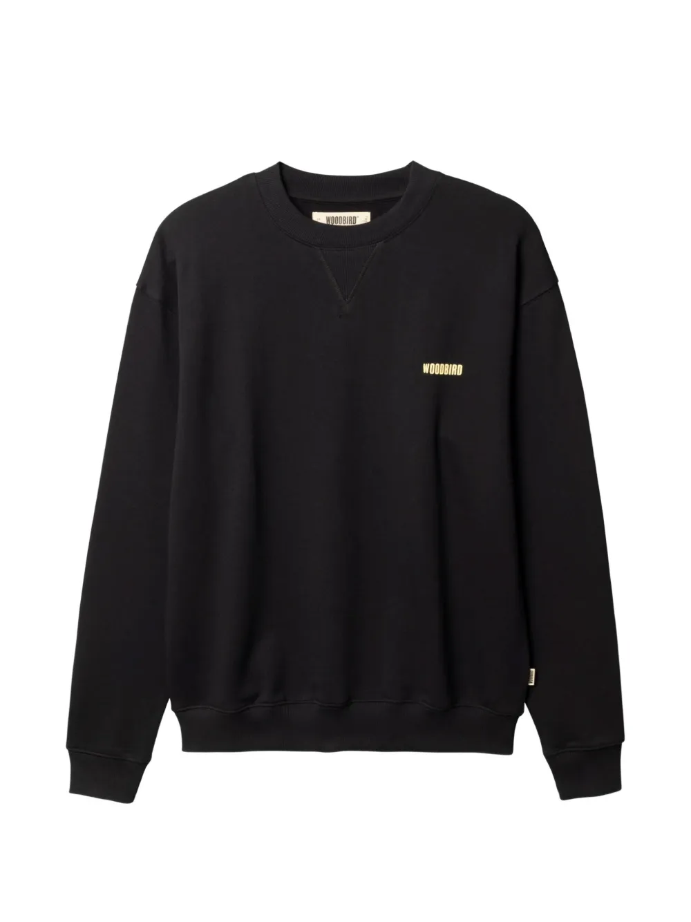 Woodbird WBCane Sea logo-print cotton sweatshirt - Nero