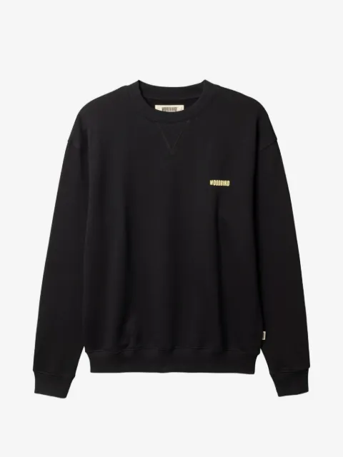Woodbird WBCane Sea logo-print cotton sweatshirt