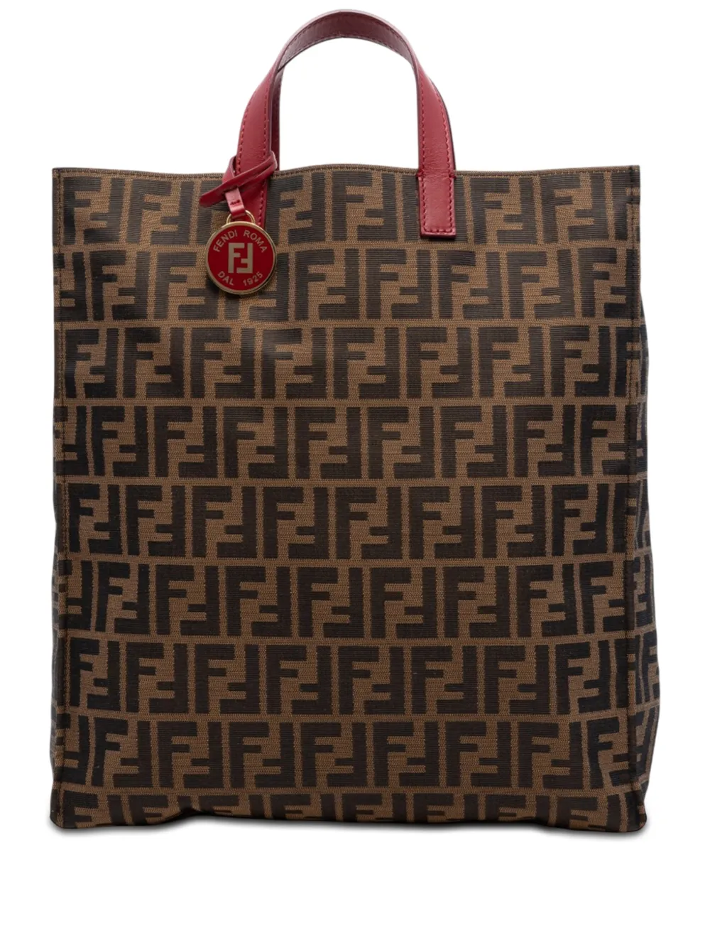 Fendi Pre-Owned 2010-2026 Zucca Canvas Shopping tote bag - Braun