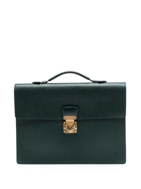 Louis Vuitton Pre-Owned 2015 Taiga Serviette Kourad Briefcase business bag
