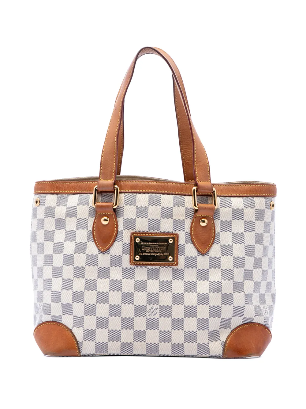 Louis Vuitton Pre-Owned 2008 Damier Azur Hampstead PM tote bag - Bianco