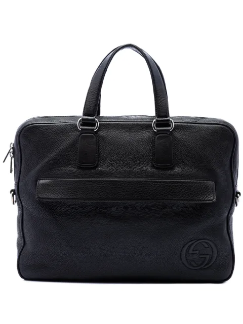 Gucci Pre-Owned 2016-2026 Calfskin Soho Briefcase business bag