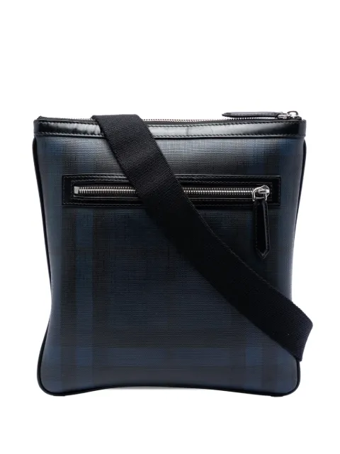 Burberry Pre-Owned bandolera Beckley de lona revestida con motivo Smoke Check 2000-2017