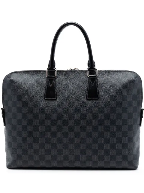 Louis Vuitton Pre-Owned 2013 Damier Graphite Porte Documents Jour business bag