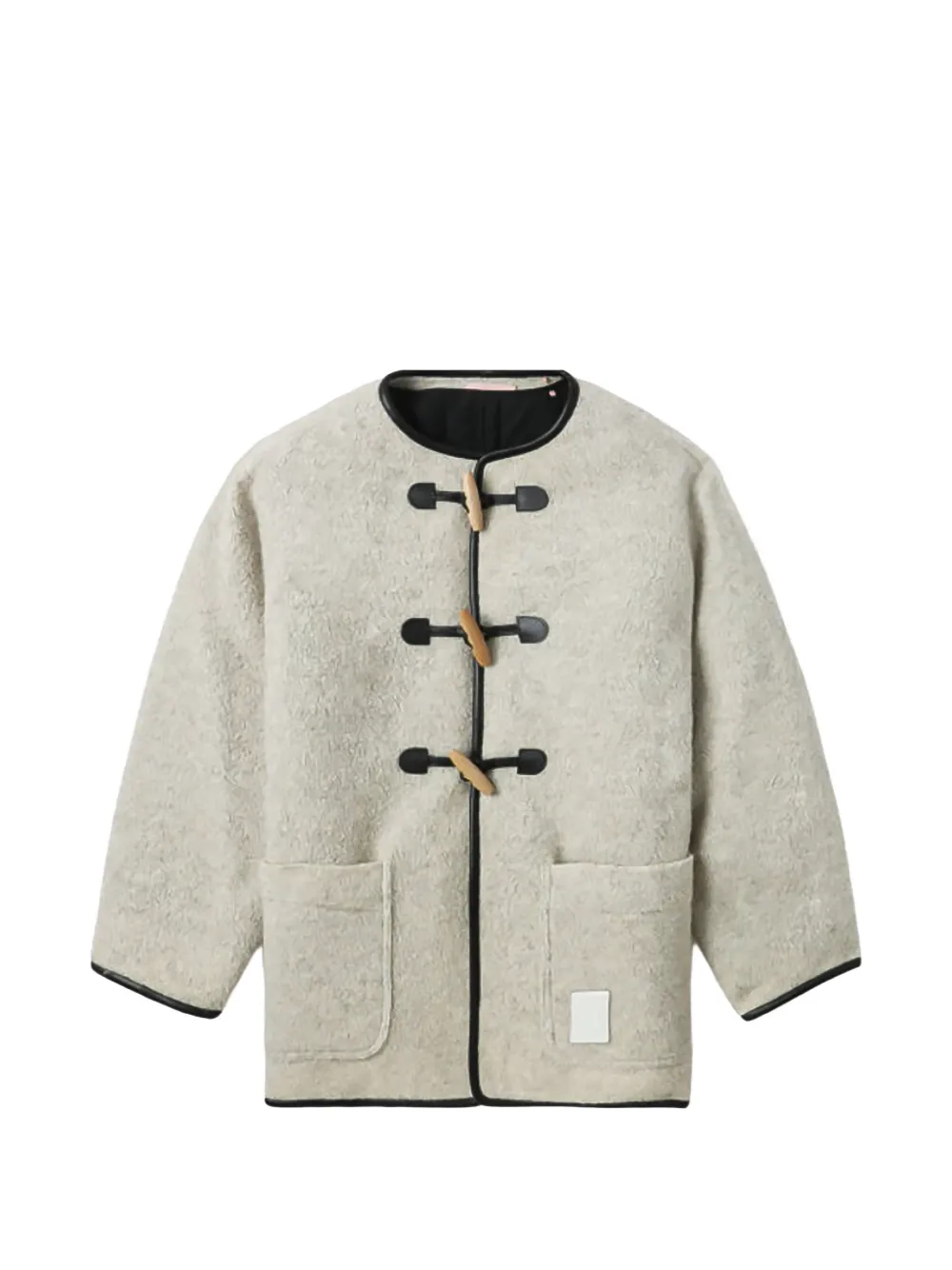 A BATHING APE® toggle-fastening coat - Toni neutri