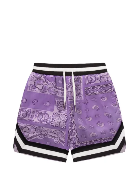 A BATHING APE® Bermuda Black Edition com estampa paisley