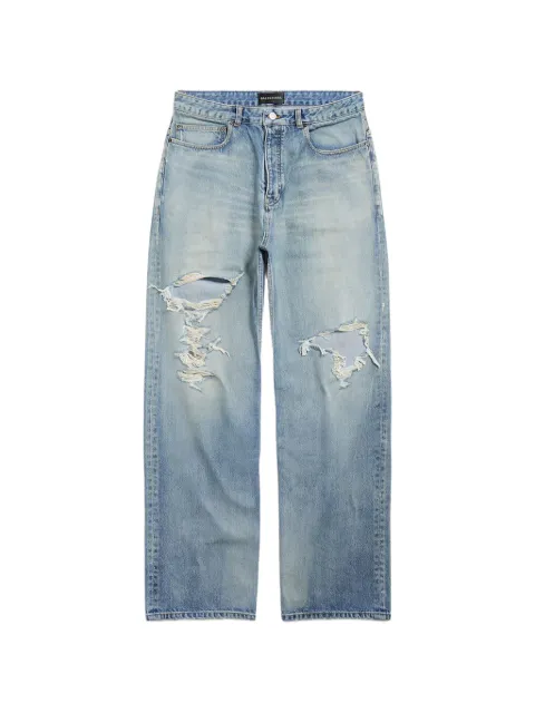 Balenciaga ripped-detail jeans