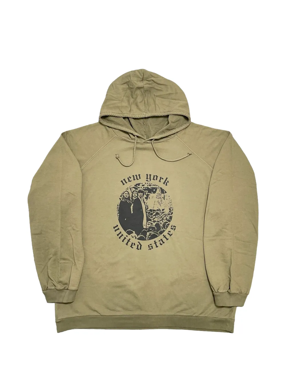 Raf Simons Redux AW01 New York hoodie - Toni neutri