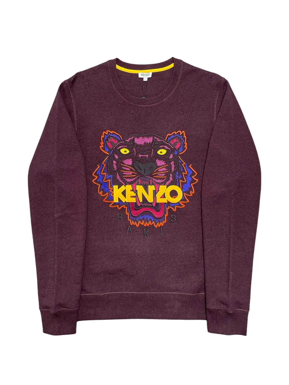Kenzo logo-embroidered sweater - Viola
