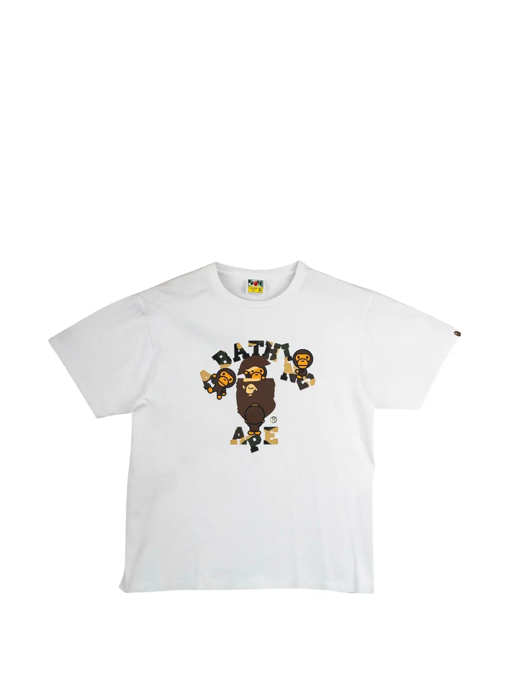 A BATHING APE® graphic-print T-shirt - Bianco