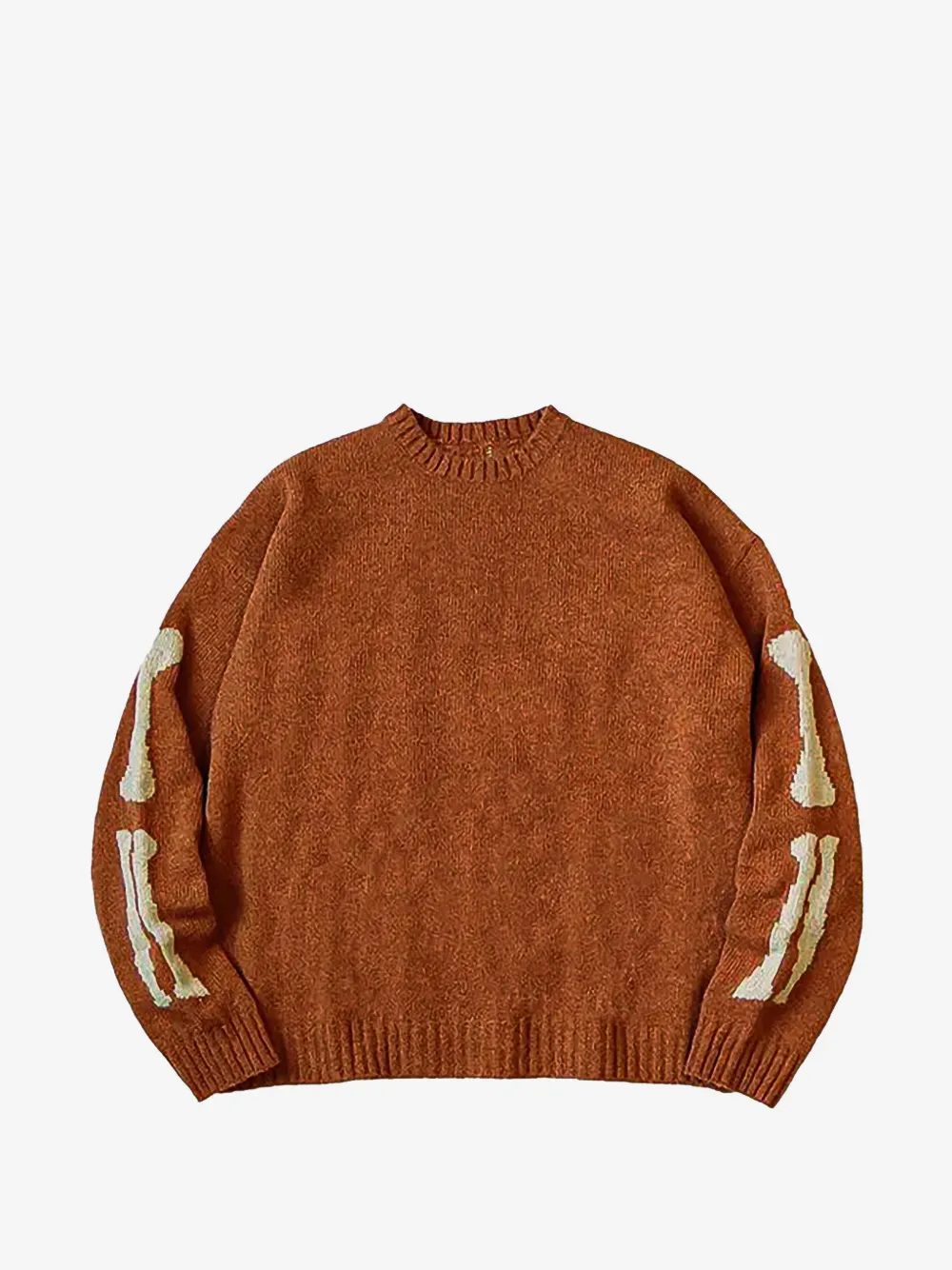 KAPITAL Bone wool sweater | Orange | Image 1