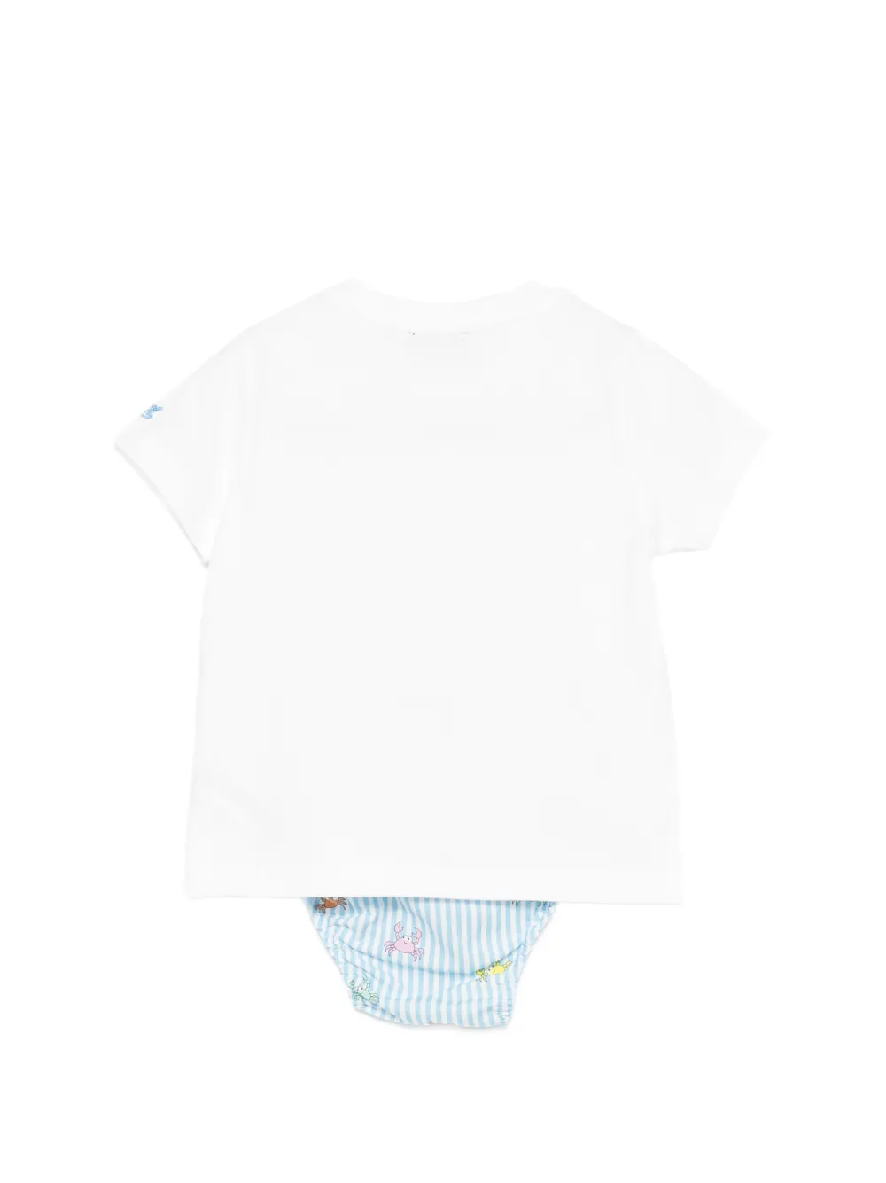 MC2 Saint Barth Kids Samy romperset met krab-print Wit