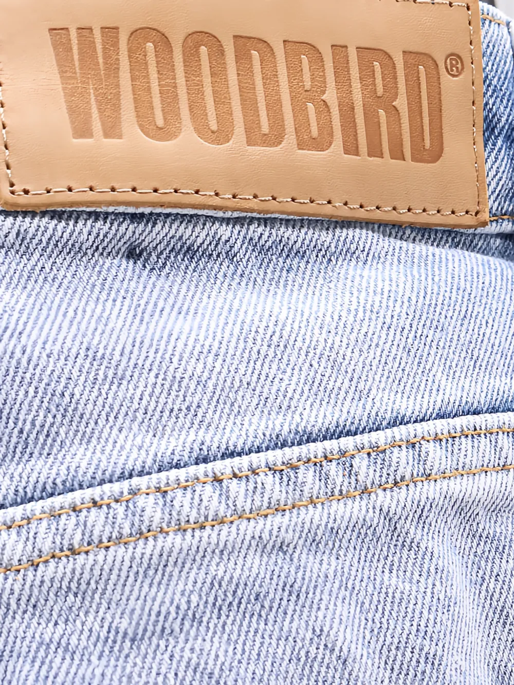  Woodbird Vaqueros Anchos - Azul 
