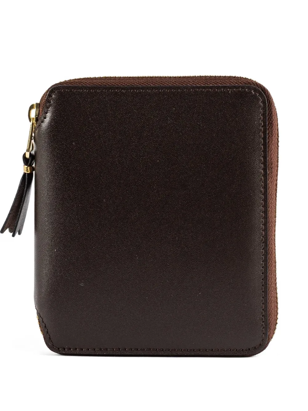 Comme Des Garçons Wallet zip-around leather wallet - Marrone