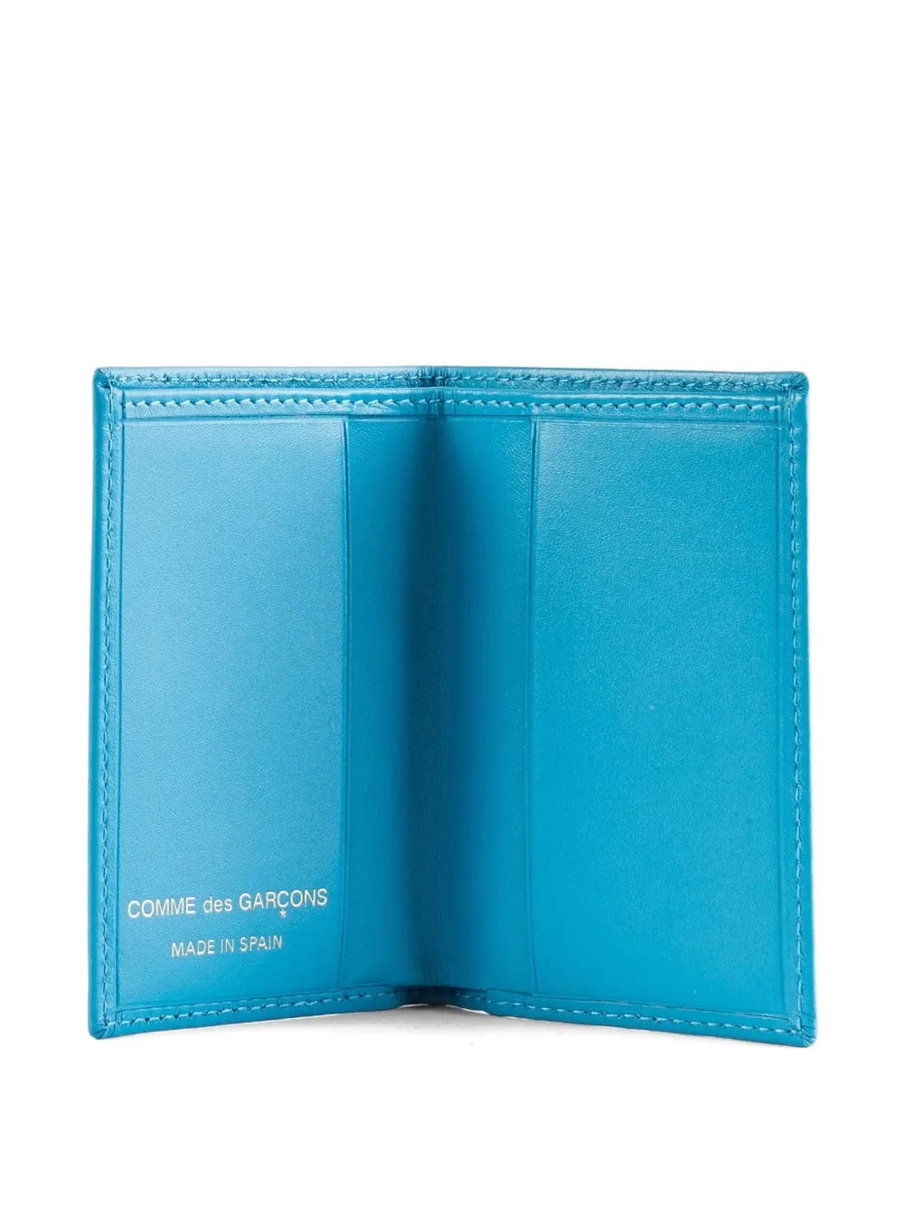 Comme Des Garçons Wallet Leren portemonnee Blauw